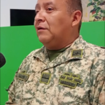EL CABO DE INFANTERÍA,  JOSÉ CAMILO LEÓN MUÑOZ, DESAYUNÓ CON LOS MEDIOS DE COMUNICACIÓN.