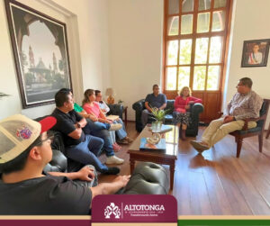 ¡Alianza de Acero! Juan Pablo Becerra Hdez. amarra apoyo total del Sindicato para una Expoferia Altotonga 2026 Histórica