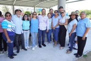 Alianza estratégica transforma Villa San Martín: entregan nuevo domo deportivo y anuncian distribución de tinacos