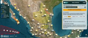 Alerta por el Huracán Rachel (Categoría 2)