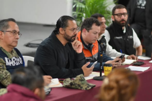Refuerza Pedro Miguel Rosaldo operativo de Protección Civil en Coatzacoalcos ante aumento del río y pronóstico de más lluvias